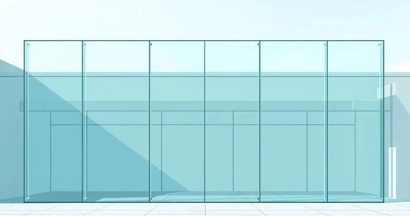 Painel de vidro